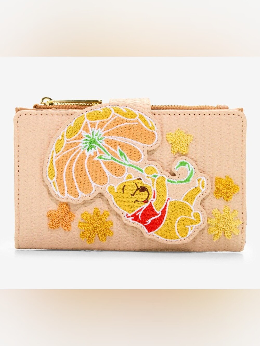 Loungefly Pink Winnie the Pooh Umbrella Embroidered Wallet NWT